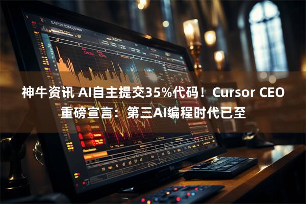 神牛资讯 AI自主提交35%代码！Cursor CEO重磅宣言：第三AI编程时代已至